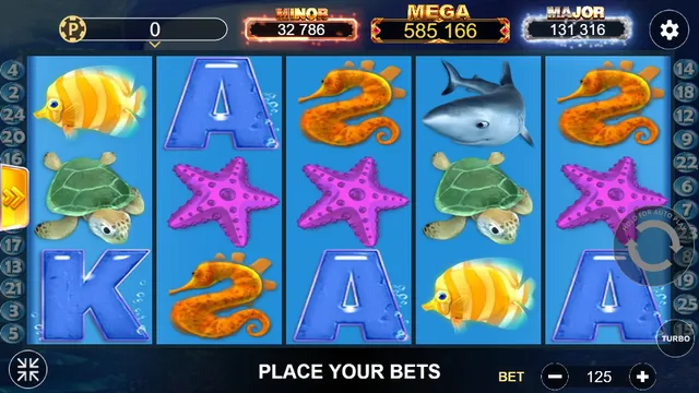 Skrin permainan Great Blue di Lucky365 BolehSpin
