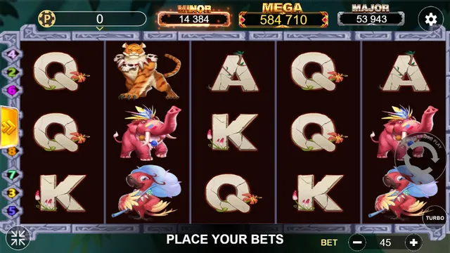 Skrin permainan Jungle2 di Lucky365 BolehSpin