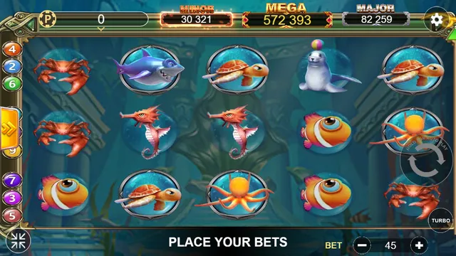 Skrin permainan Ocean2 di Lucky365 BolehSpin