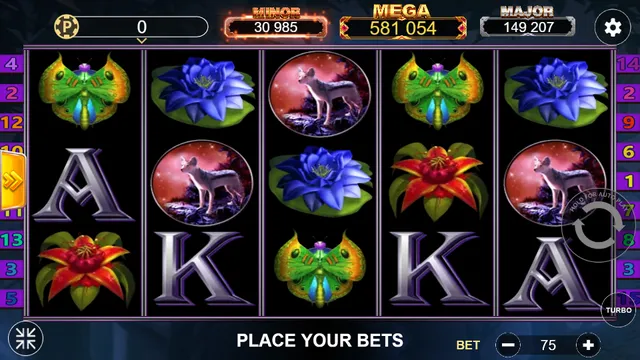 Skrin permainan Panther Moon di Lucky365 BolehSpin