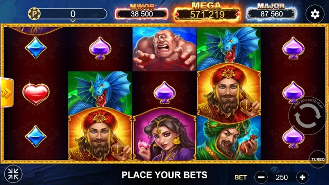 Skrin permainan Saga di Lucky365 BolehSpin