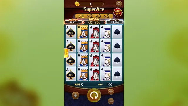 Skrin permainan Super Ace di Lucky365 BolehSpin
