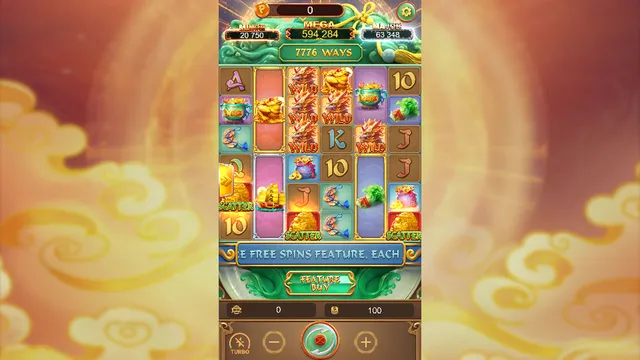 BolehSpin Lucky365 里的 Ways of the Qilin 游戏画面