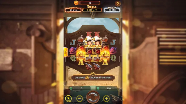 Skrin permainan Wild Bounty Showdown di Lucky365 BolehSpin