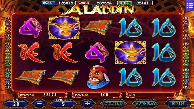 Skrin permainan Aladdin di Mega888 H5 BolehSpin