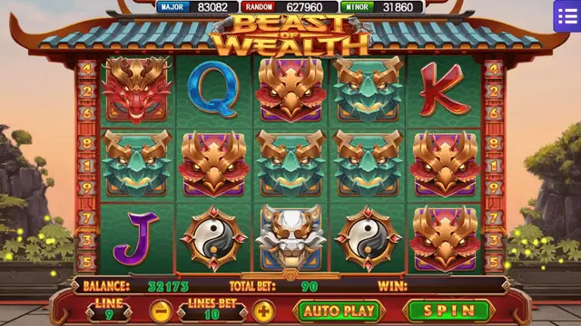 Beast of Wealth game screen on Mega888 H5 at BolehSpin