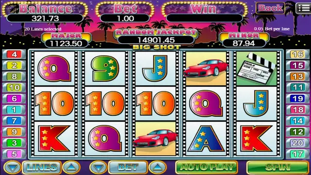Skrin permainan Big Shot di Mega888 H5 BolehSpin
