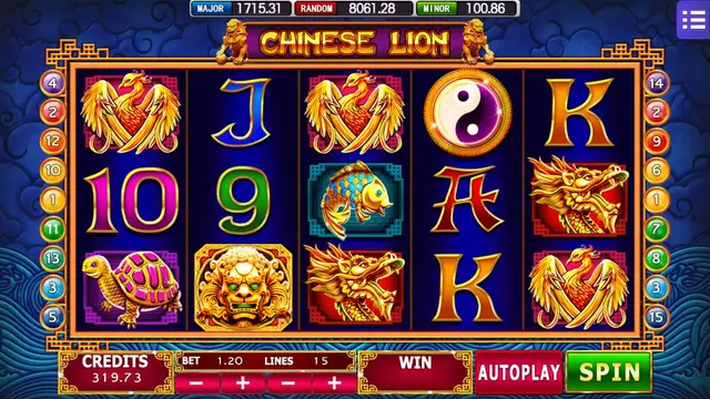Skrin permainan Chinese Lion di Mega888 H5 BolehSpin