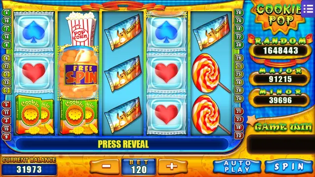 Skrin permainan Cookie Pop di Mega888 H5 BolehSpin