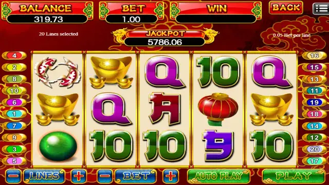 Skrin permainan Dragon Gold di Mega888 H5 BolehSpin