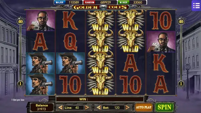 Golden Colts game screen on Mega888 H5 at BolehSpin