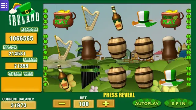 Ireland game screen on Mega888 H5 at BolehSpin