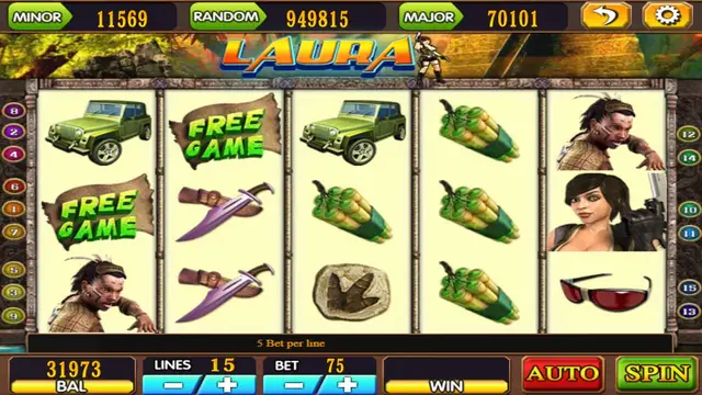 Skrin permainan Laura di Mega888 H5 BolehSpin