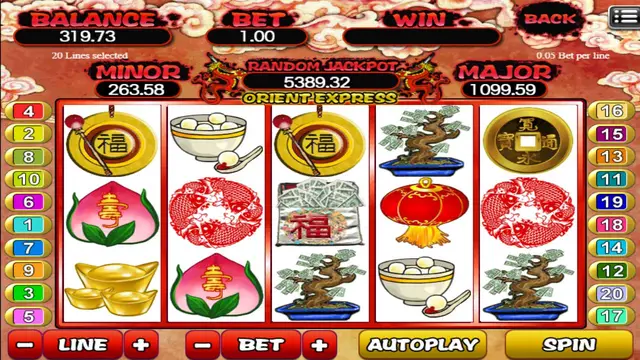 Skrin permainan Orient di Mega888 H5 BolehSpin
