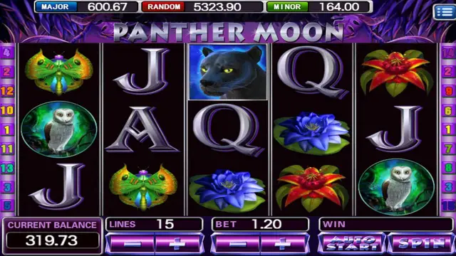 Skrin permainan Panther Moon di Mega888 H5 BolehSpin