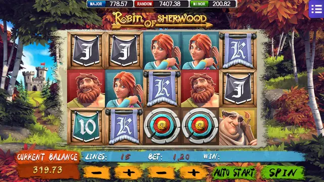 Robin of Sherwood game screen on Mega888 H5 at BolehSpin