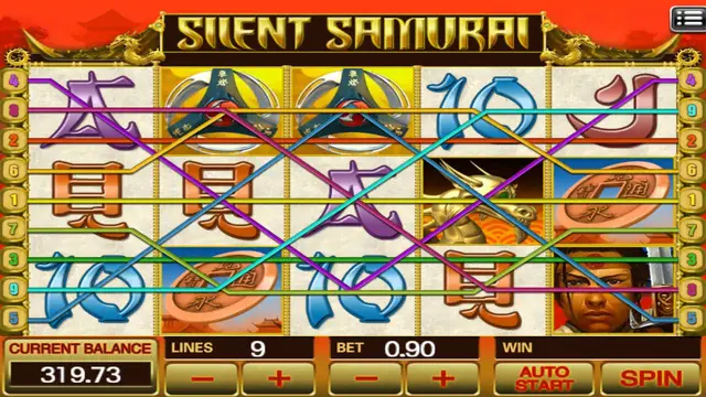 Skrin permainan Samurai di Mega888 H5 BolehSpin