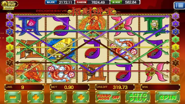 Zhao Cai Jin Bao game screen on Mega888 H5 at BolehSpin