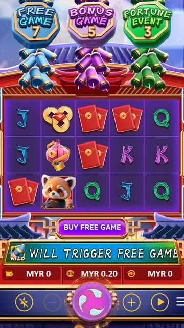 Fortune Firework game screen on Meta Gaming at BolehSpin