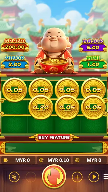 Skrin permainan Yuan Bao Blessing di Meta Gaming BolehSpin