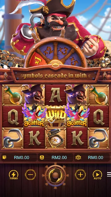 Skrin permainan Captain's Bounty di PG Soft BolehSpin