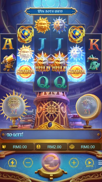 Destiny of Sun & Moon game screen on PG Soft at BolehSpin