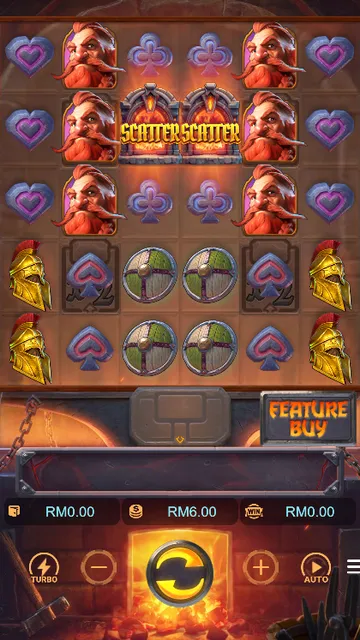 Forge of Wealth game screen on PG Soft at BolehSpin