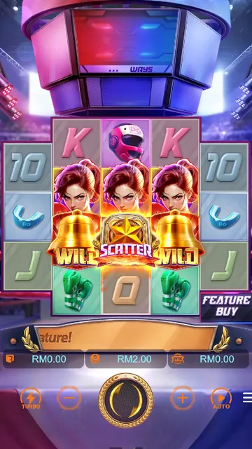 Knockout Riches game screen on PG Soft at BolehSpin