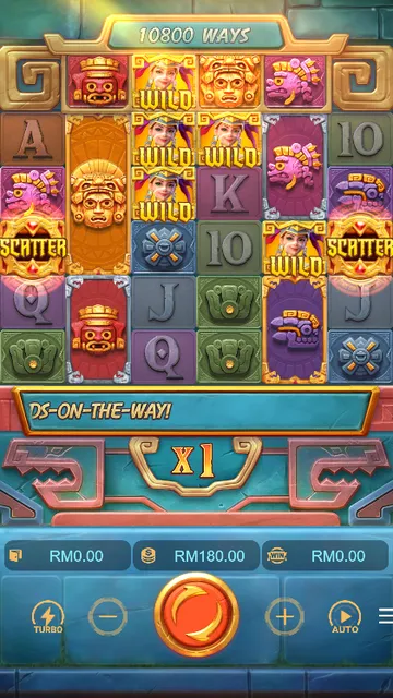Treasures of Aztec game screen on PG Soft at BolehSpin