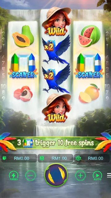 Wings of Iguazu game screen on PG Soft at BolehSpin