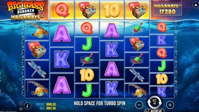 Big Bass Bonanza Megaways game screen on Pragmatic Play at BolehSpin