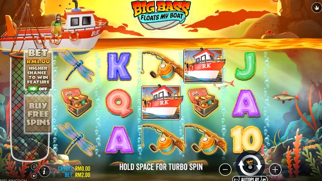 Big Bass Floats my Boat game screen on Pragmatic Play at BolehSpin