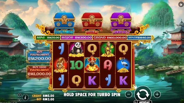 Chests of Cai Shen 2 game screen on Pragmatic Play at BolehSpin