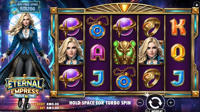 Skrin permainan Eternal Empress - Freeze Time di Pragmatic Play BolehSpin