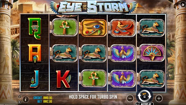 Skrin permainan Eye of the Storm di Pragmatic Play BolehSpin