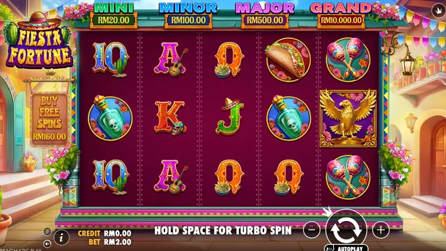 Fiesta Fortune game screen on Pragmatic Play at BolehSpin