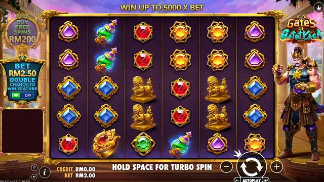 Skrin permainan Gates of Gatot Kaca di Pragmatic Play BolehSpin