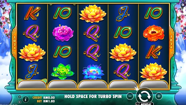 Skrin permainan Jade Butterfly di Pragmatic Play BolehSpin