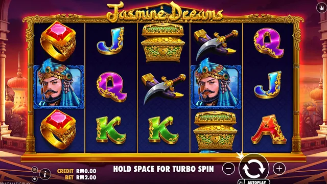 Skrin permainan Jasmine Dreams di Pragmatic Play BolehSpin
