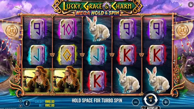 Skrin permainan Lucky, Grace & Charm di Pragmatic Play BolehSpin