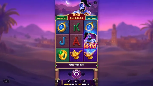 Skrin permainan Mystic Wishes di Pragmatic Play BolehSpin