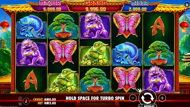 Panda Fortune 2 game screen on Pragmatic Play at BolehSpin