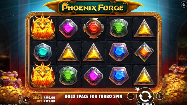 Phoenix Forge game screen on Pragmatic Play at BolehSpin