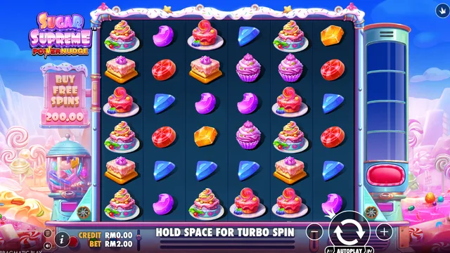 Skrin permainan Sugar Supreme Powernudge di Pragmatic Play BolehSpin