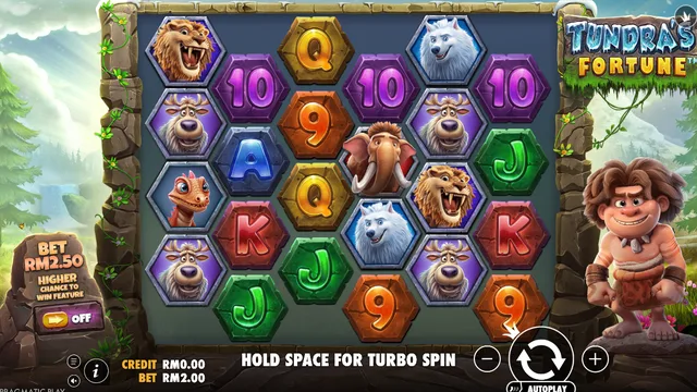 Tundra's Fortune game screen on Pragmatic Play at BolehSpin