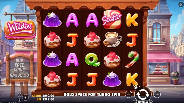 Skrin permainan Wildies di Pragmatic Play BolehSpin