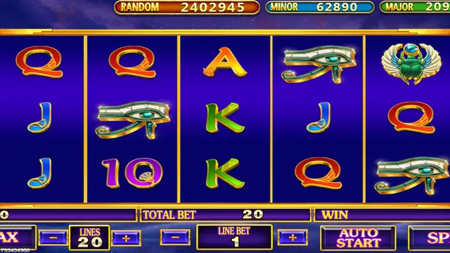 BolehSpin Pussy888 里的 Age of Egypt 游戏画面