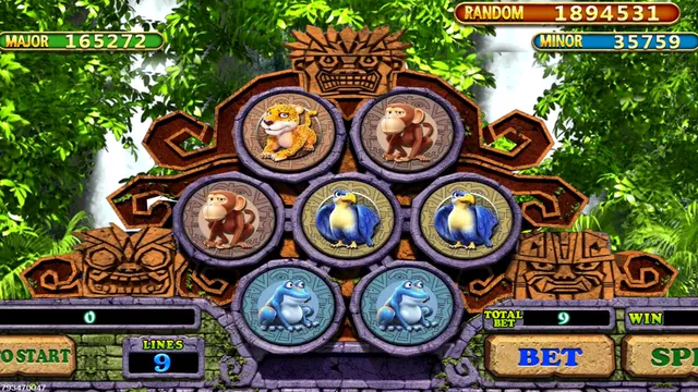Skrin permainan Amazon Jungle di Pussy888 BolehSpin