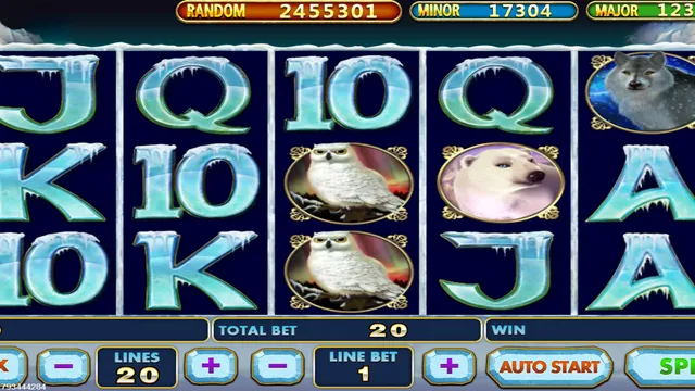 Skrin permainan Arctic Treasure di Pussy888 BolehSpin