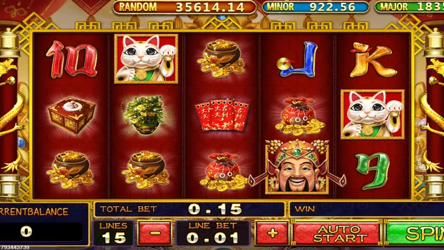 Skrin permainan Big God of Wealth di Pussy888 BolehSpin